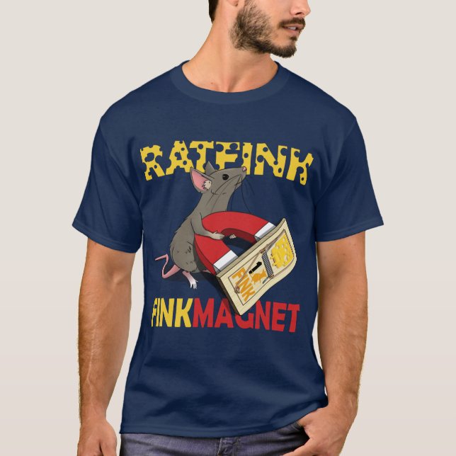 Camiseta del imán de Fink de los hombres (Anverso)