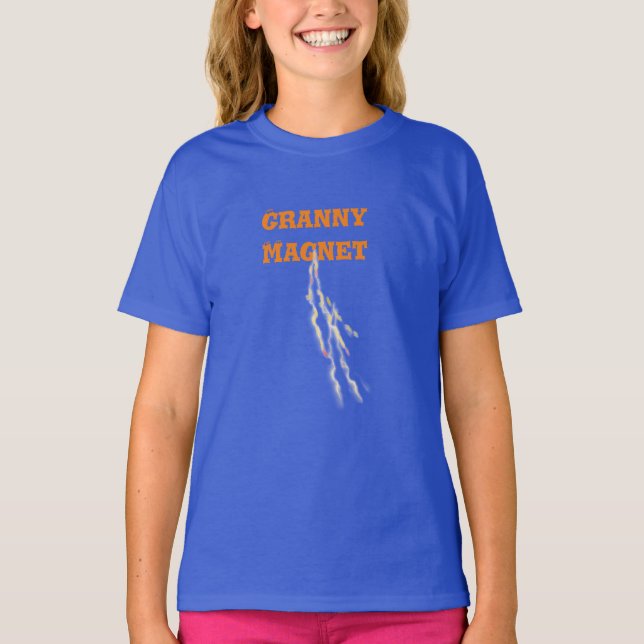 Camiseta del imán de la abuelita - modifique para (Anverso)