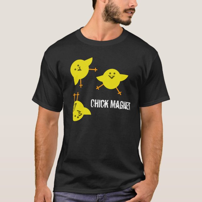 Camiseta del imán del polluelo (Anverso)