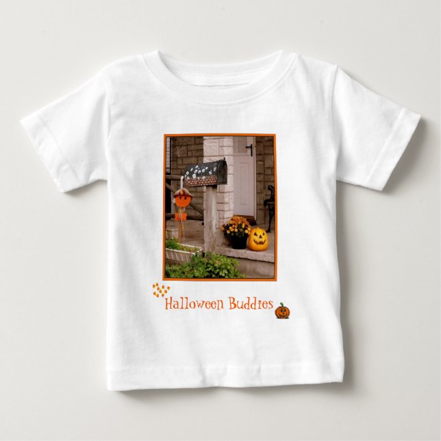 Camiseta del infante de 'Halloween Buddies' (Anverso)