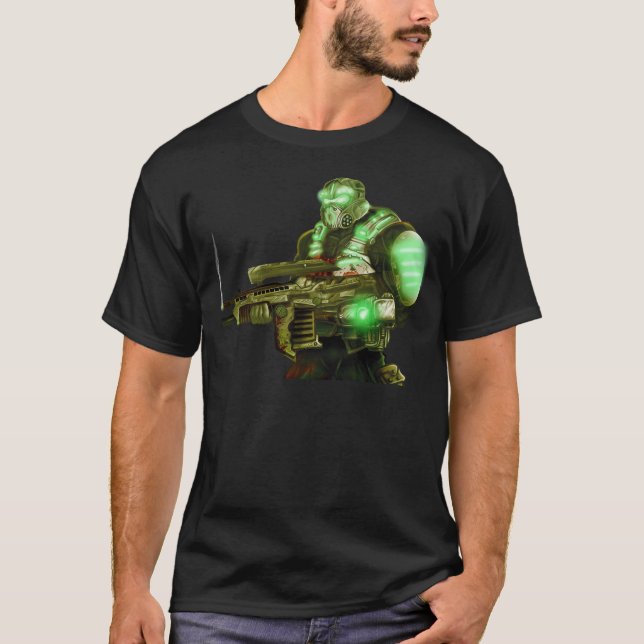 Camiseta del infante de marina del espacio (Anverso)