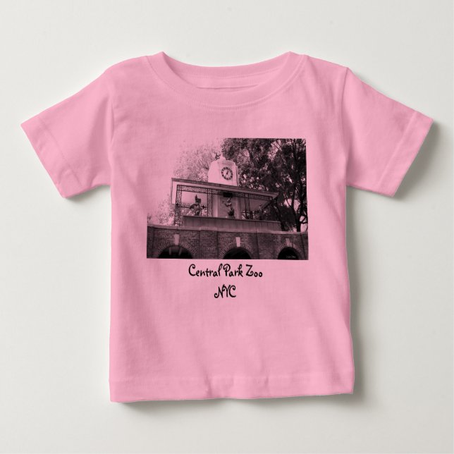 Camiseta del infante de zoológico de Central Park (Anverso)