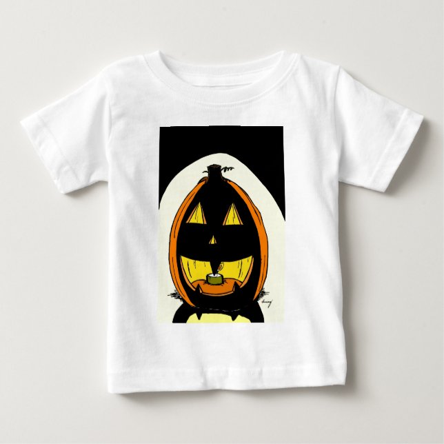 Camiseta del infante Jack o' Lantern (Anverso)