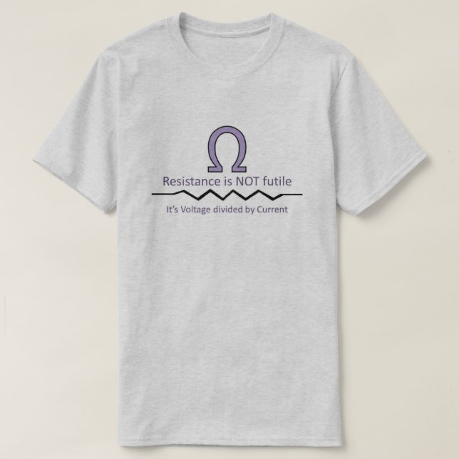 Camiseta del ingeniero eléctrico (Diseño del anverso)