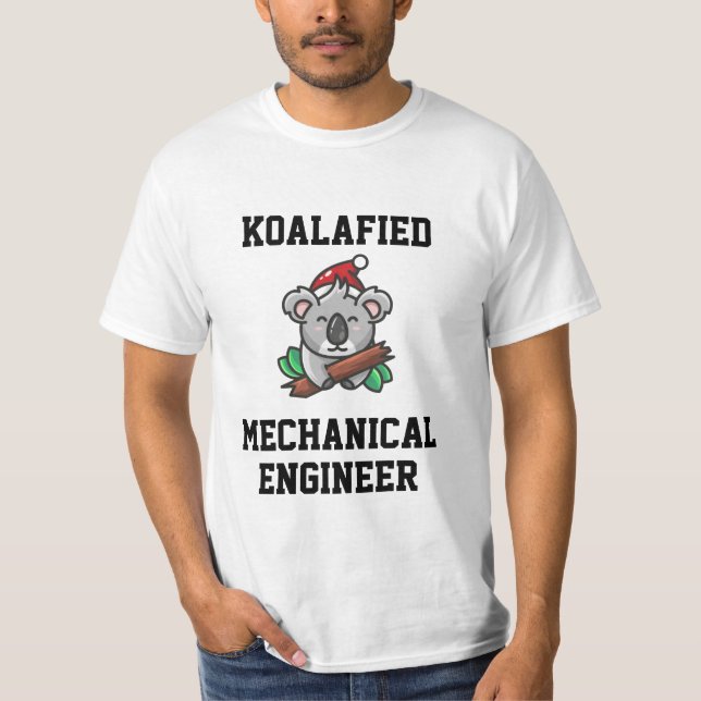 Camiseta del ingeniero mecánico Koalafied (Anverso)