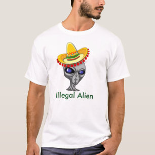 Camiseta del inmigrante ilegal