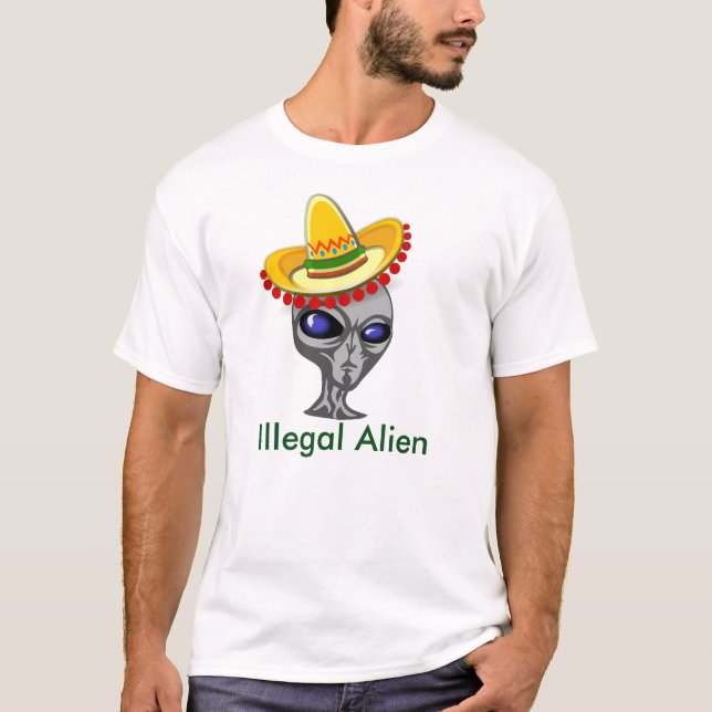 Camiseta del inmigrante ilegal (Anverso)