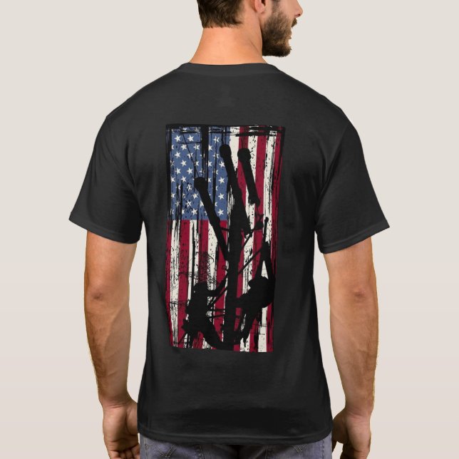 Camiseta del instalador de líneas (Reverso)