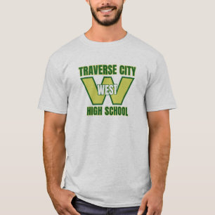 Camiseta del instituto West de Traverse City
