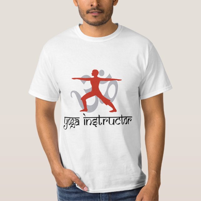 Camiseta del instructor de la yoga (Anverso)