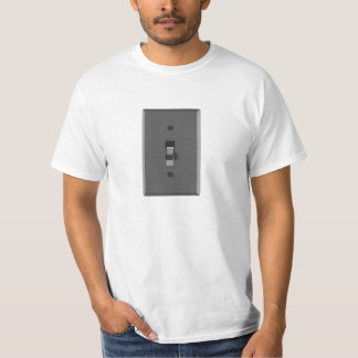 Camiseta Del interruptor de la luz eléctrico