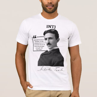 Camiseta del INTJ Nikola Tesla