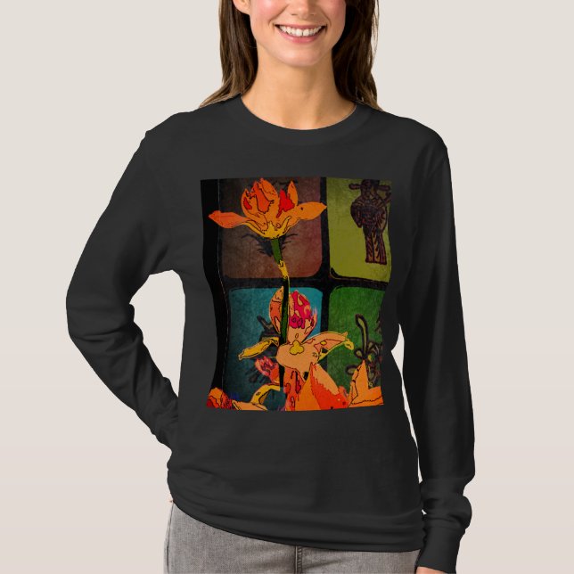 Camiseta del iris del Mah Jongg (Anverso)