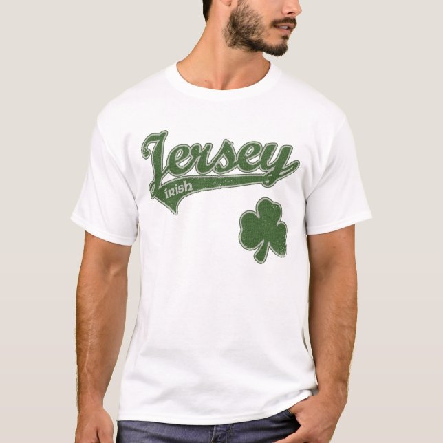 Camiseta del irlandés de New Jersey Carr (Anverso)