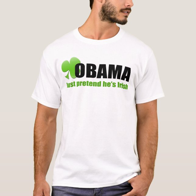 Camiseta del irlandés de Obama (Anverso)