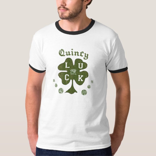 Camiseta del irlandés de Quincy Massachusetts (Anverso)