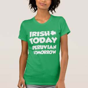 Camiseta Del irlandés Peruvian hoy mañana (EN OSCURIDAD)