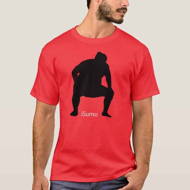 camiseta del iSumo - camiseta gorda del hombre de (Anverso)