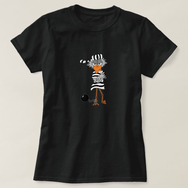 Camiseta del Jailbird (Diseño del anverso)