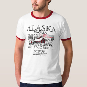 Camiseta del jarabe del abedul