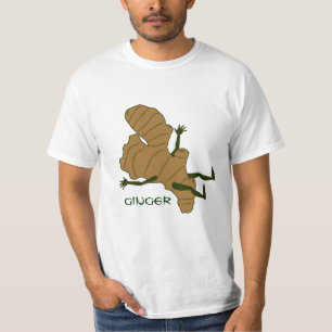 Camiseta del jengibre