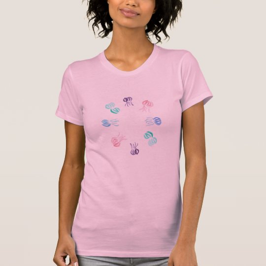 Camiseta del jersey de las mujeres de las medusas