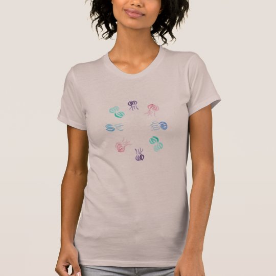 Camiseta del jersey de las mujeres de las medusas