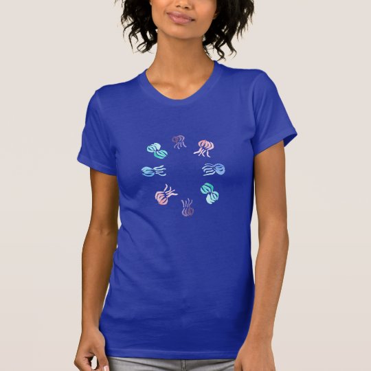 Camiseta del jersey de las mujeres de las medusas