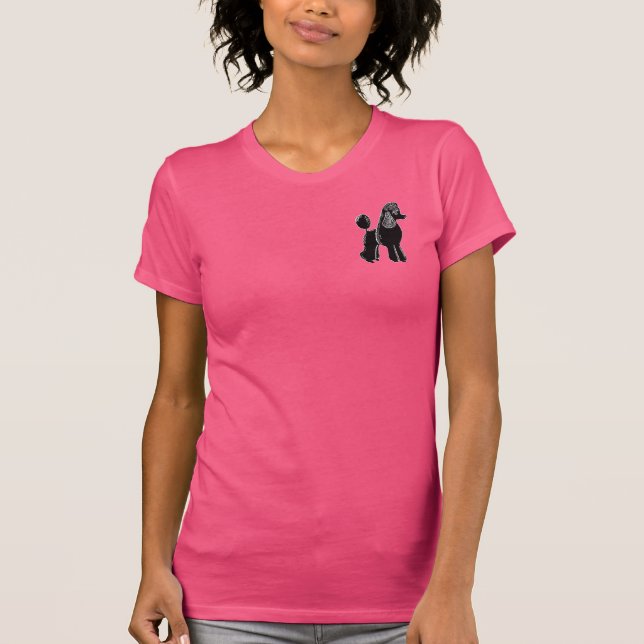 Camiseta del jersey de las mujeres del acento del (Anverso)