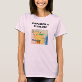 Camiseta del jersey de las mujeres del melocotón