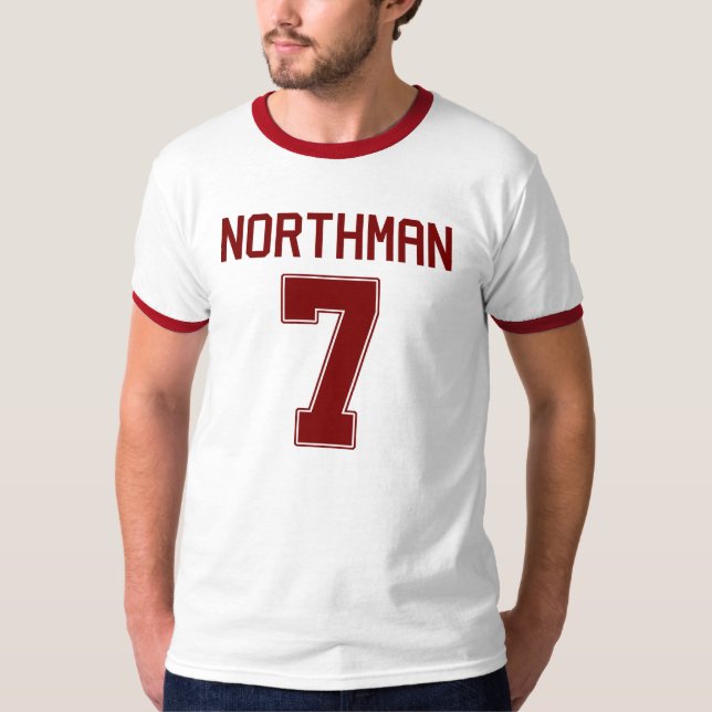 Camiseta del jersey del fútbol del Northman #7 (Anverso)