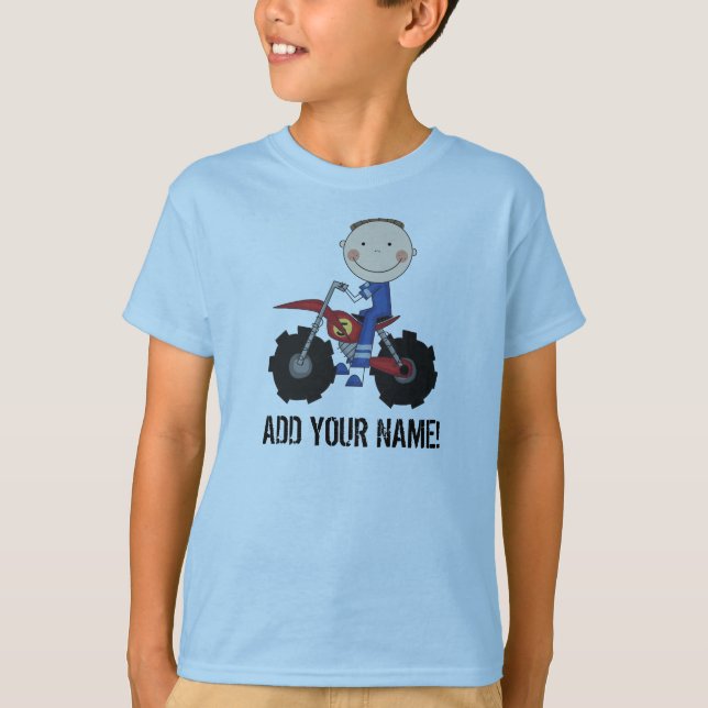 Camiseta del jinete de la bici de la suciedad del (Anverso)