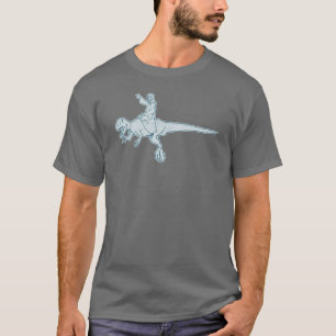 Camiseta del jinete del dinosaurio de Jesús