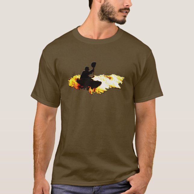 Camiseta del jinete del fuego (Anverso)