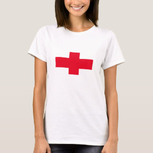 Camiseta del Jubileo con cruz roja como la bandera