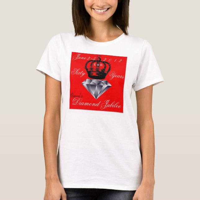 Camiseta del Jubileo del Diamante de Queens 2012 (Anverso)