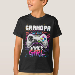 Camiseta Del Juego De Videojuegos De Jugador Chica Gif