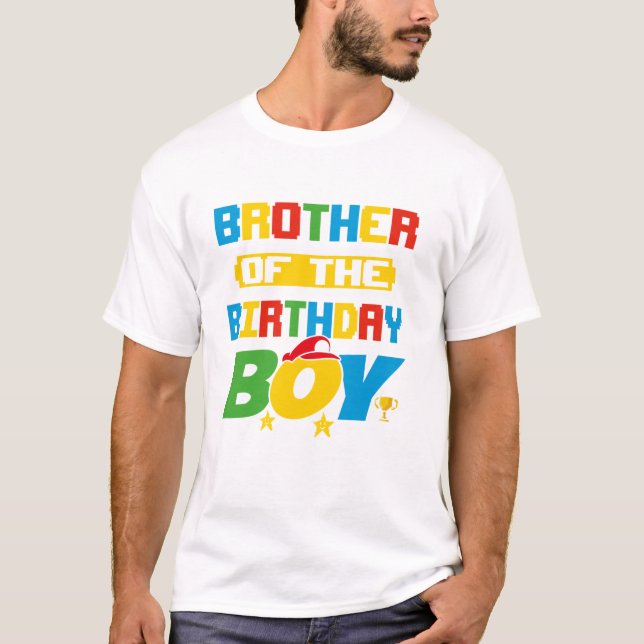 Camiseta Del juego del chico de cumpleaños (Anverso)