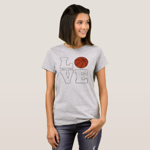 Camiseta del jugador femenino de baloncesto LOVE