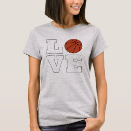 Camiseta del jugador femenino de baloncesto LOVE