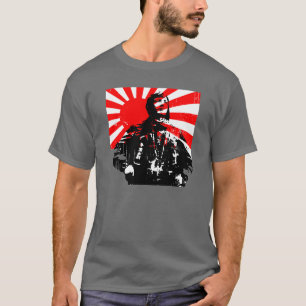 Camiseta del kamikaze del sol naciente