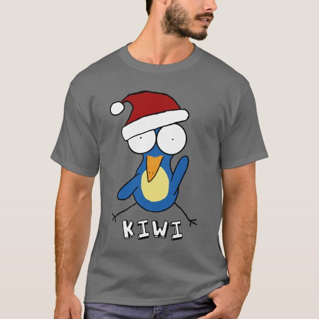 Camiseta del kiwi de Santa (Anverso)