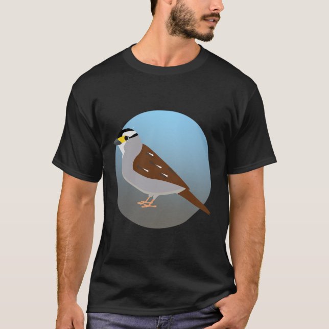 Camiseta del laboratorio de aves de espárrago blan (Anverso)