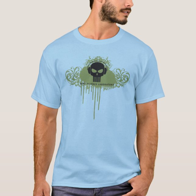 camiseta del laboratorio de ciencia del golpe (Anverso)
