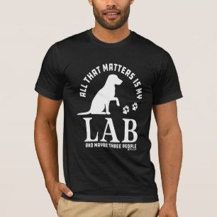 Camiseta del labrador retriever