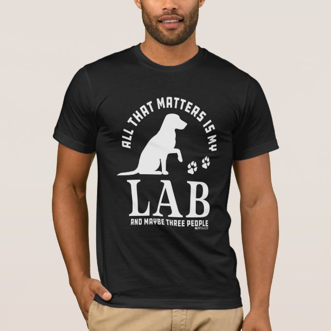 Camiseta del labrador retriever (Anverso)