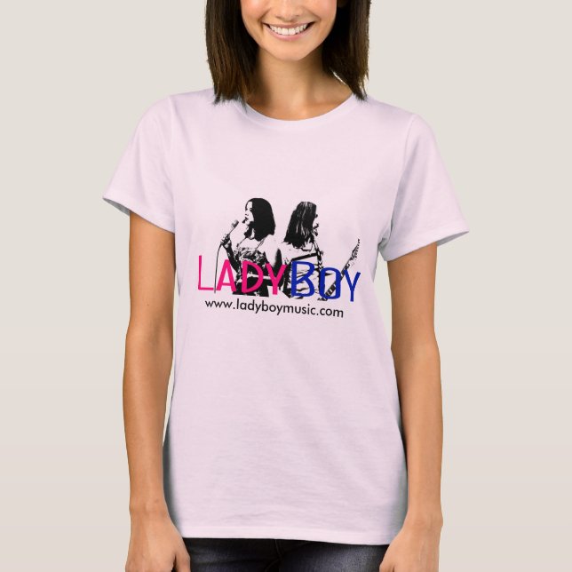 Camiseta del LadyBoy de la mujer (Anverso)