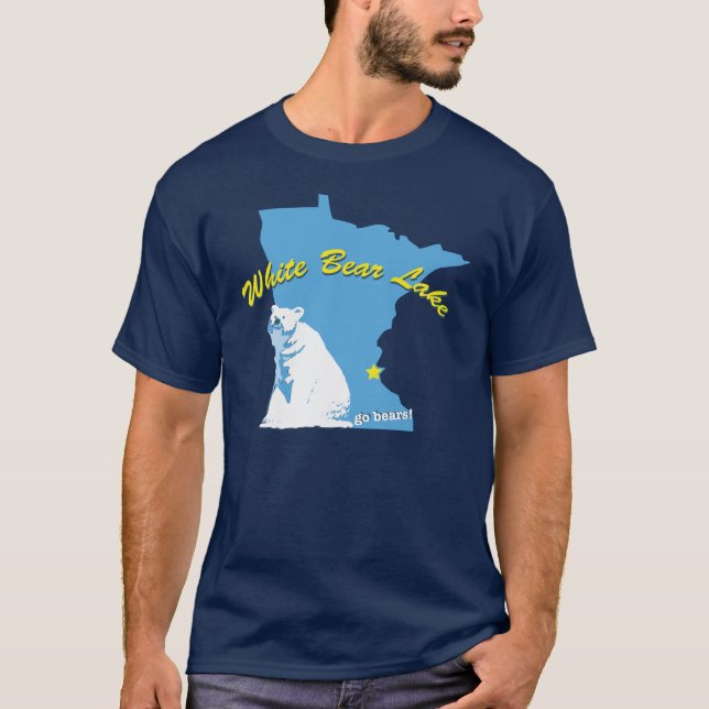 Camiseta del lago bear blanco (Anverso)