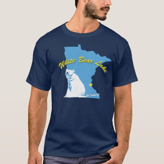 Camiseta del lago bear blanco