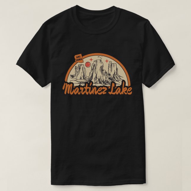 Camiseta del lago Martinez, Arizona (Diseño del anverso)